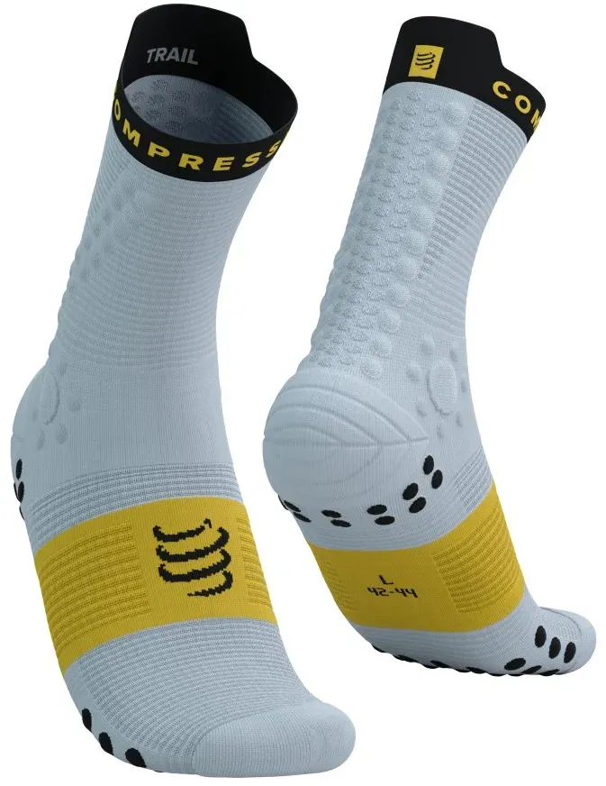Compressport Unisex Pro Racing Socks v4.0 Trail weiß