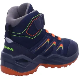 Lowa Maddox Warm GTX Mid Jr. navy/orange 34 - Dunkelblau