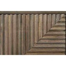 BIZZOTTO Sideboard Darsey aus Mangoholz, modern, natur, 184 cm breit, Metallgestell in Schwarz