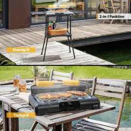 First Austria Standgrill 2000 W schwarz