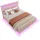 Okwish Polsterbett 140 x 200 cm Leder rosa