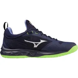 MIZUNO Herren Volleyballschuhe WAVE LUMINOUS 2(U), EvngBlu/TechGreen/Iolite, 45