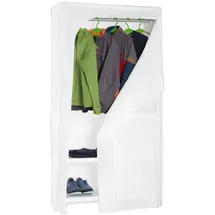 Proregal Garderobenständer Proregal 180 x 90 x 50 cm Weiß