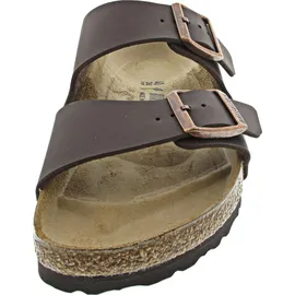 Birkenstock Arizona Birko-Flor schmal dunkelbraun 47