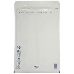 300 x Luftpolsterversandtasche (320 x 455 mm) 9 / I weiß Luftpolstertaschen Umschläge Versandtaschen Polsterumschlag Selbstklebeverschluss Post Bücher
