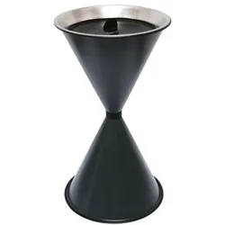 SZ Metall Stand-Aschenbecher »spitze Kegel« grau, 40x71 cm