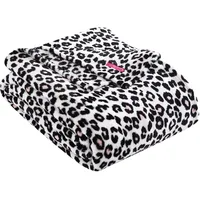 Betsey Johnson | Fleece-Kollektion | Decke – ultraweiches und gemütliches Plüsch-Fleece, leicht und warm, perfekt für Bett oder Couch, King-Size-Bett, Leopard