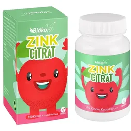 kolbe nutrition gmbh Zink Citrat Kinder Kautabletten vegan