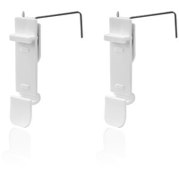 LICHTBLICK ORIGINAL Klemmträger für Doppelrollos weiß 2 Packstücke - weiß