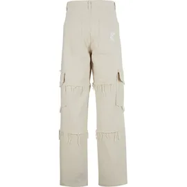 Karl Kani Fringed Baggy Cargo Hosen Beige M