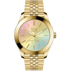 Ice-Watch 023992 Damenuhr ICE Steel Solar S Gold Regenbogen
