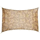 vidaXL Tarnnetz mit Aufbewahrungstasche 833x609 cm Sandfarbe