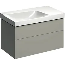 Geberit Xeno2 Waschtischunterschrank mit Siphonausschnitt links, 880x530x462mm, 2 Schubladen, 500515001,