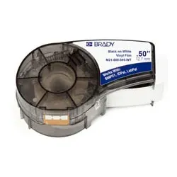 Brady Corporation Brady 142807, Schwarz, Weiß, Selbstklebendes Druckeretikett, A