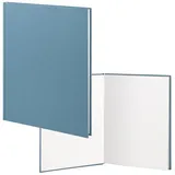 RÖSSLER Notizbuch A4 blanko Blau