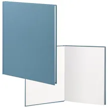 RÖSSLER Notizbuch A4 blanko Blau