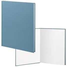 RÖSSLER Notizbuch A4 blanko Blau