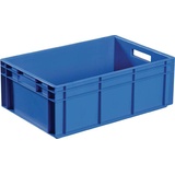 PROMAT Transportbehälter L400xB300xH320mm blau PP Durchfassgr.Seitenwände geschl.PROMAT