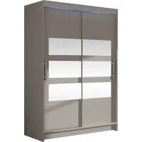 Mirjan24 Schiebetürenschrank Miami V, Stilvoll Schlafzimmer Kleiderschrank, Garderobe (Farbe: