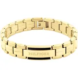 Tommy Hilfiger Jewelry Armband mit Knebelverschluss für Herren Kollektion aus Edelstahl und Gelbgold