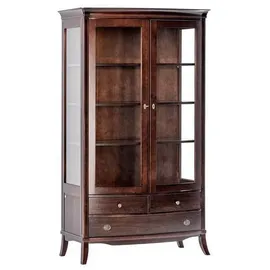 JVmoebel Vitrine 50 x 205 x 125 cm Braun