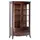 JVmoebel Vitrine 50 x 205 x 125 cm Braun