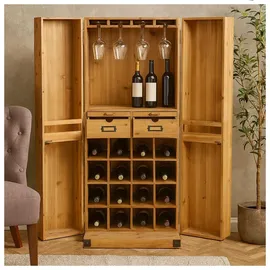 Hti-Living Weinregal Imelda 1-tlg. 16 x 0 x 0 cm Braun