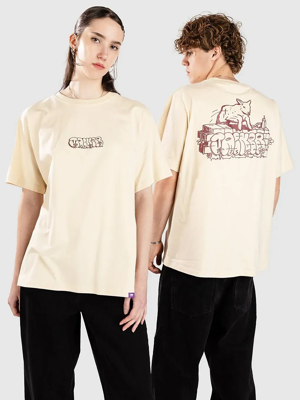 Jacker Ollie T-Shirt beige Gr. M