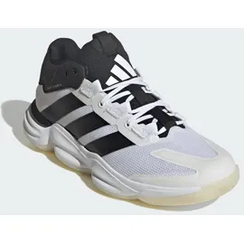 adidas Herren Handballschuhe Court Stabil, Hallenschuh - Cloud White / Core Black / Cloud White - 42 in Schwarz FTWWHT/CBLACK/FTWWHT