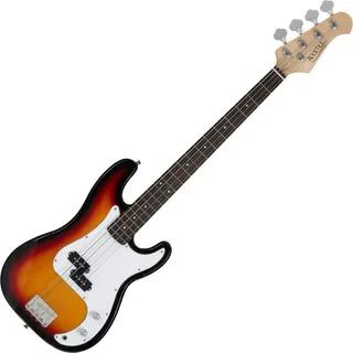 Rocktile Puncher Preci Style E-Bass (Bassgitarre, geteilter Tonabnehmer, 22 Bünde, Griffbrett aus Engineering Wood) sunburst