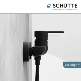Schütte DENVER Duscharmatur Einhandmischer Schwarz matt