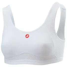 Castelli Rosso Corsa Sport-bh Mittlerer Halt - White - L