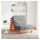 vidaXL Futon Schlafsofa mit Matratze Braun 80x206x11