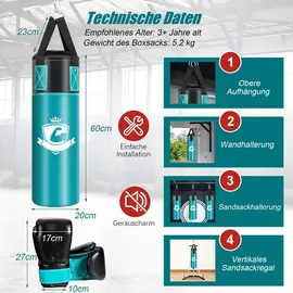 Costway Kinder Boxsack Set