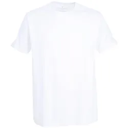 TOM TAILOR Herren T-Shirt, Vorteilspack - Lucky T, Halbarm, Rundhals, einfarbig Weiß M 4er Pack (2x2P)