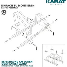 Karat Fahrradständer Linus Schwarz