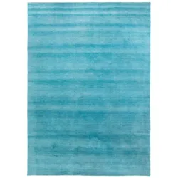 Morgenland Gabbeh Teppich - Loribaft Perser - Teppstar - türkis - 90 x 60 cm - rechteckig