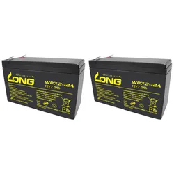 Ersatz-Akkus Batterien Elektro Scooter Roller SXT 300, 2 x 12V 7,2Ah Blei AGM