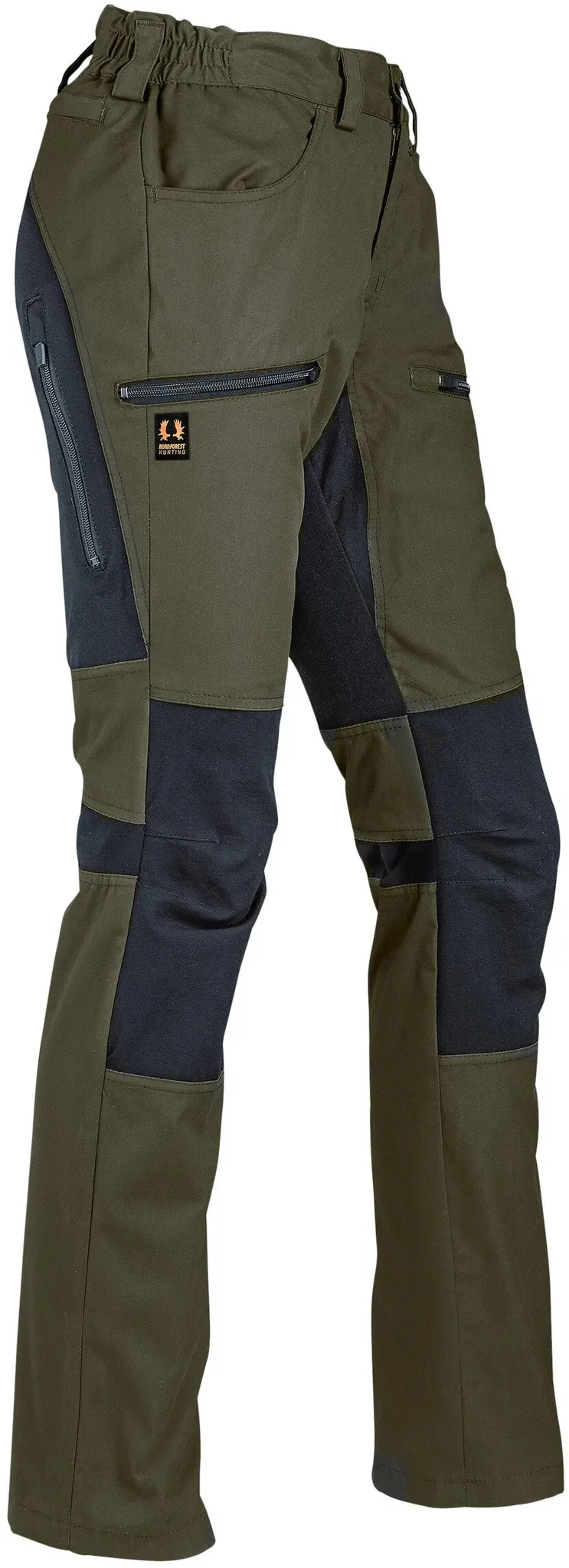Nordforest Hunting Damen-Stretchhose Röka, oliv-schwarz, 42