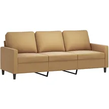 vidaXL 3-Sitzer-Sofa Braun 180 cm Samt
