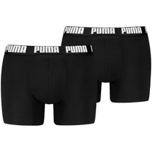 Puma Boxershorts »PUMA MEN EVERYDAY BASIC BOXERS 2P« Packung, 2er Pack, mit PUMA Black / Fierce Red