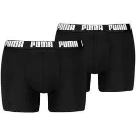Puma Boxershorts »PUMA MEN EVERYDAY BASIC BOXERS 2P« Packung, 2er Pack, mit PUMA Black / Fierce Red