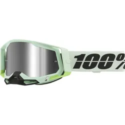 100% Racecraft 2 Extra Crossbrille Palomar Gläser silber verspiegelt