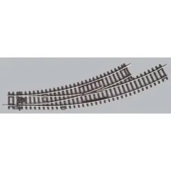 PIKO H0 - A-Gleis - Bogenweiche links 15 Grad