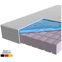AM Qualitätsmatratzen Premium 7-Zonen Gelschaum-Matratze 100 x 200 cm H3