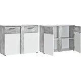 Procontour Trenti 100 x 81 x 40 cm Betonfarben / Weiß