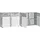 Procontour Trenti 100 x 81 x 40 cm Betonfarben / Weiß