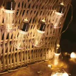 Lumisky Schlichte Solargirlande mit 10 Glühbirnen 3.8M Weiß Garten-Lumi