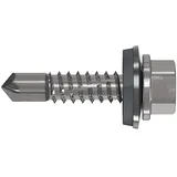 REFABO RP-K6, Bohrschraube mit Dichtscheibe E16 Bi-Metall A2, - 6,3x100