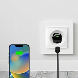 PURO MiniPro 20W USB-C Wall Charger - GaN technology, schwarz